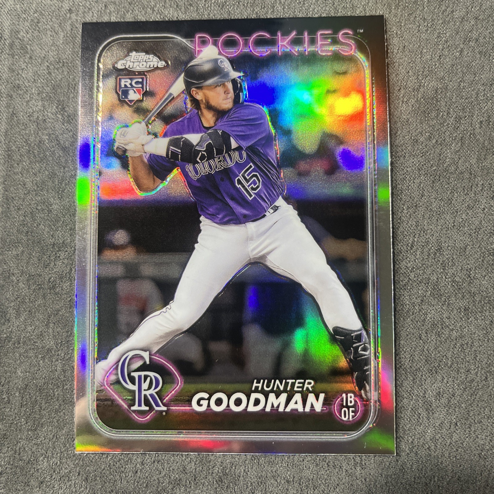 2024 Topps Chrome - Hunter Goodman #99 Refractor (RC)