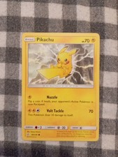 Pokemon Pikachu Card Cosmic Eclipse Set 66/236 Light Play