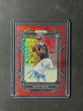2023 Panini Prizm Football Malik Willis #303 Red Shimmer /35 RC Auto Rookie