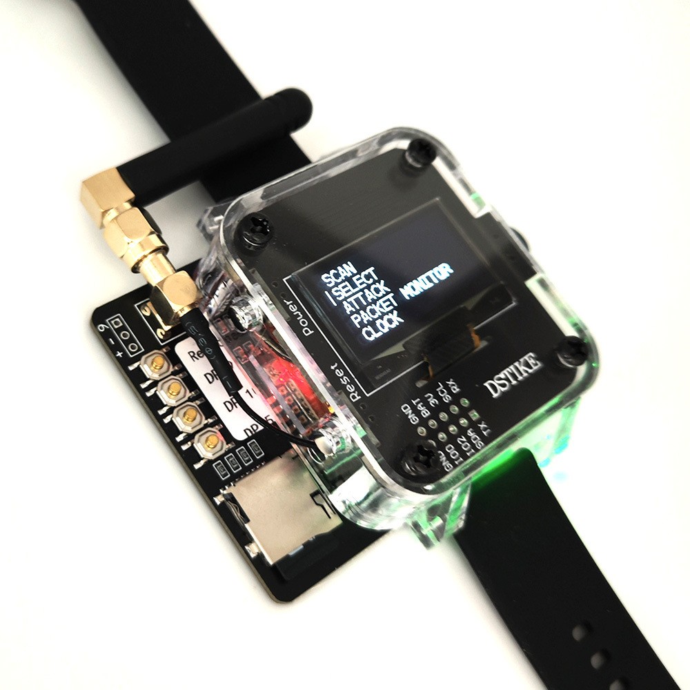 NEW DSTIKEDeauther Z: ESP8266WiF Hacker Watch | eBay