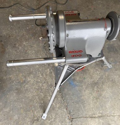 RIDGID 300 PIPE THREADER THREADING MACHINE 1/2''-2'' w/ STAND *VIDEO*
