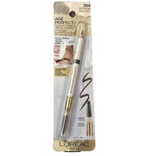 L'Oreal Age Perfect Magnifying Brow Pencil 204 Deep Brown - NEW!