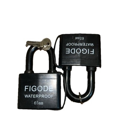 FIGODE Lot 2 Outdoor Waterproof Padlock Large Heavy Duty  65 MM Lock New