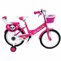 Pink Kids Bike 12 14 16 18 20 Inch Bicycle Girls Stabilisers Adjustable New