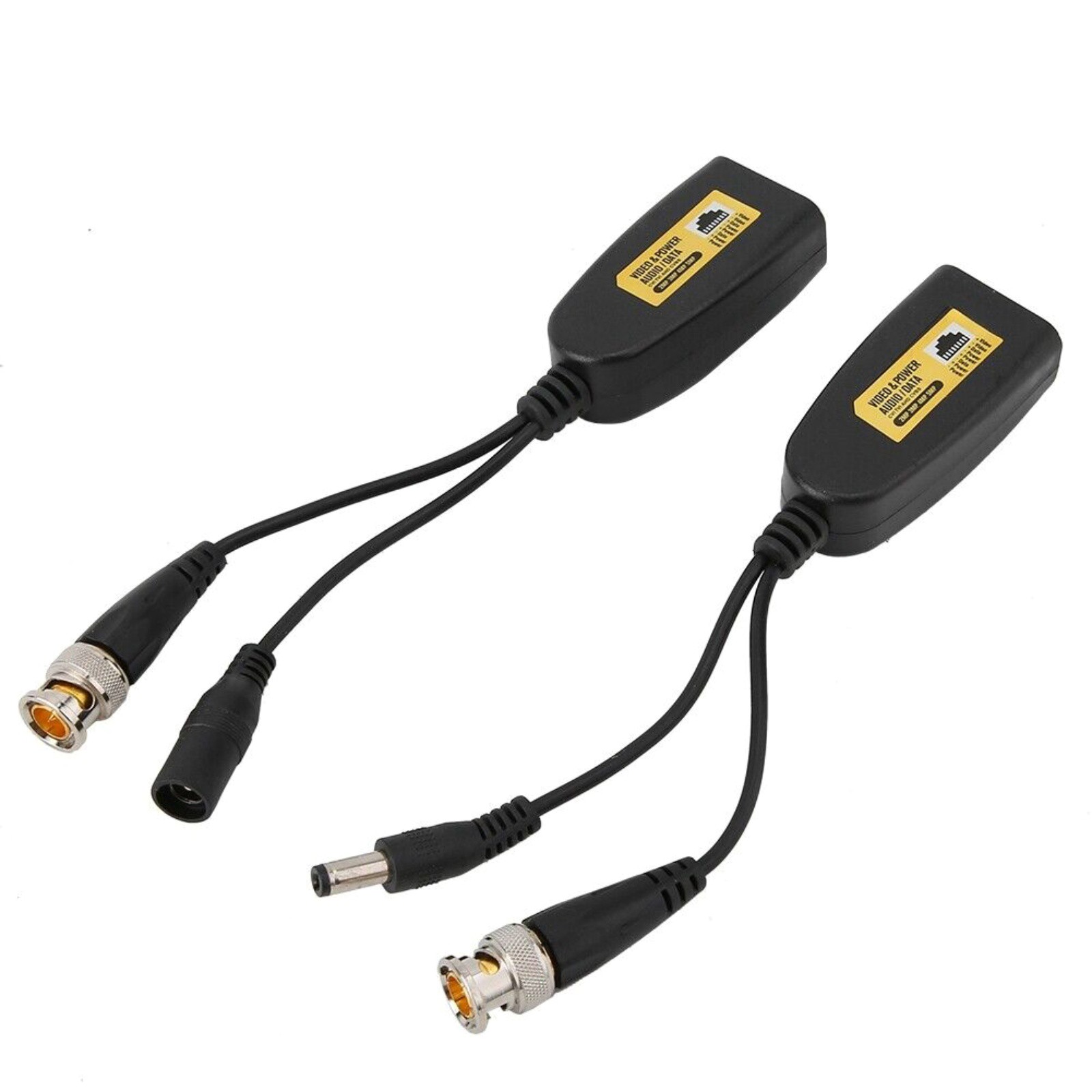 For Surveillance BNC To POE Adapter Balun Connector Twisted Pair Transmitter