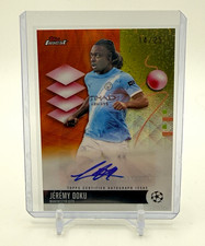 2026 Topps Finest Autographs Jeremy Doku Manchester City Uefa A-jk 25 Orange 2026 Topps Finest Autographs Jeremy Doku Manchester City Uefa A-jk 25 Orange