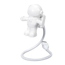 NEW! USB ASTRONAUT LED LIGHT - FLEXIBLE ASTRO SPACEMAN NIGHT LITE FOR LAPTOP PC