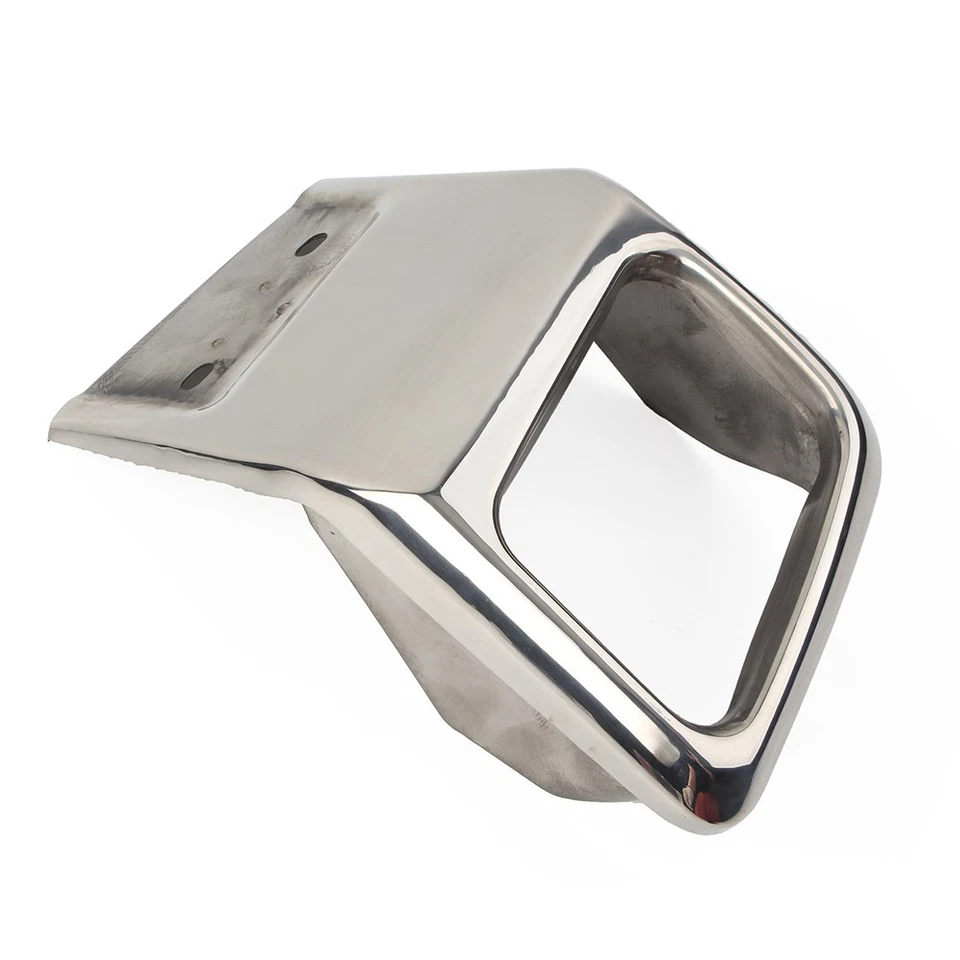 Silver Rear Bumper Exhaust Tube Trim For Land Rover Range Rover Evoque 2010-2018 - Image 4 of 4