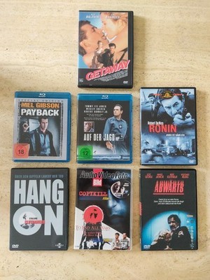 DVD Blu Ray Getaway Payback  Auf der Jagd Ronin Hang On Cliffhanger Abwärts Film