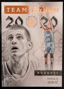 Nikola Jokic 2015-16 Panini Excalibur Team 2020 #37 RC Rookie