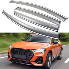 Sun/Rain Guards Wind Deflector Window Visors Compatible with 2019-2025 Audi Q...