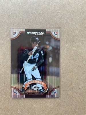 2002 Donruss Tsuyoshi Shinjo Career Stat Line #131.   101/268