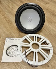 Kicker 45KMF104 10 Marine Subwoofer 4-ohm Freeair Applications LED RBG Grille