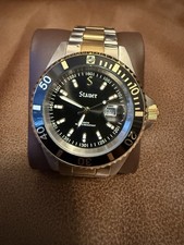 Mens Stauer Two Toned Stainless Steel 200M Ja...