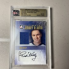 2007-08 ITG RED KELLY 👀3/10 ULT. MEM. AUTO PATCH  GOLD