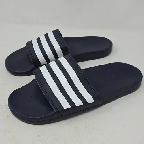 Adidas sandali slide blu e bianchi uomo taglia 7