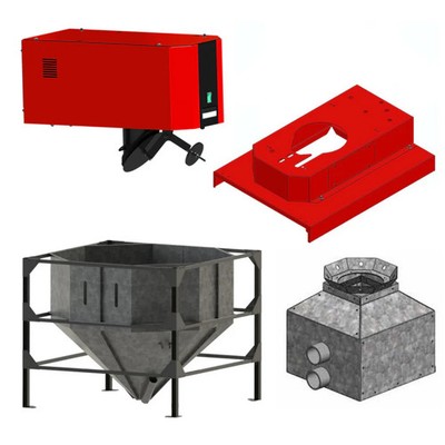 ThermoFlux Saugsystem inkl. Pelletsilo | Für Pid Logic Kombi 25