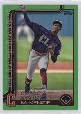 2025 Topps Series 2 Green Rainbow Foilboard 68/99 Triston McKenzie #645 1u6