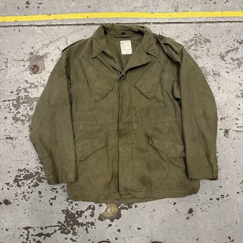 Vintage 60s RARE Dutch Belgian Army Seyntex KL Military Jacket Size Large