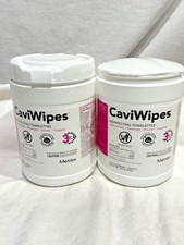 2 Pack Metrex Caviwipes Disinfecting Wipes Large 160 Count 6" x 6.75" EXP-2028