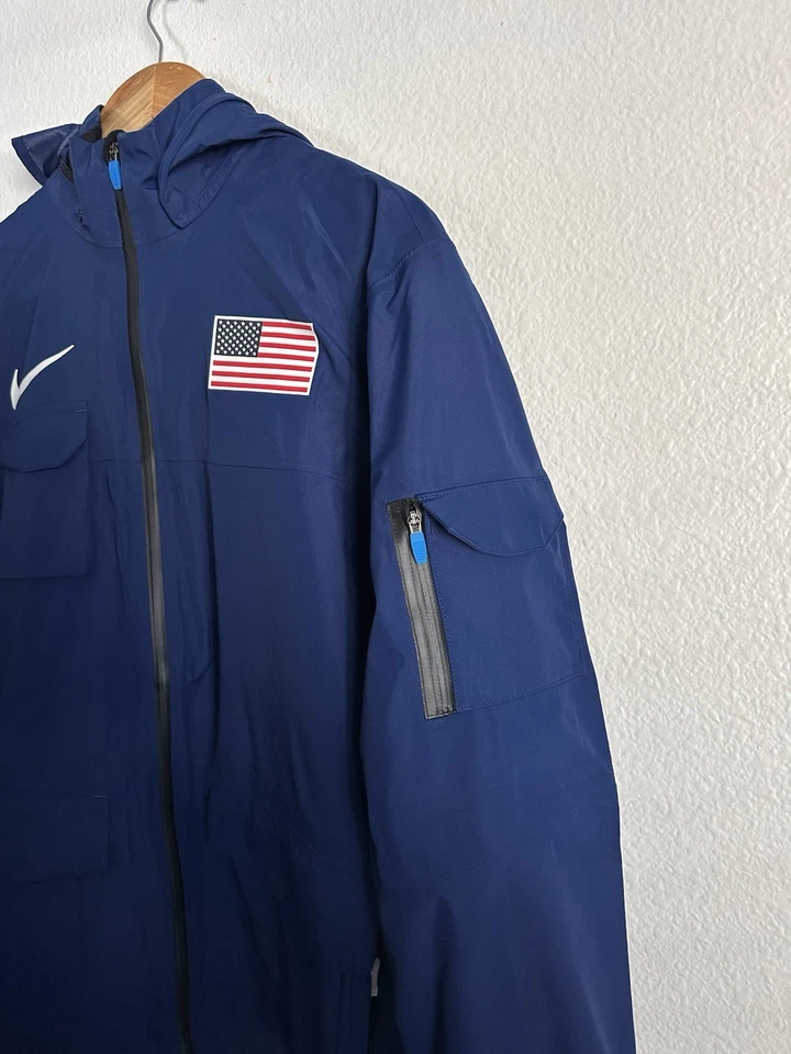 Nike Pro Elite Storm-Fit ADV Team EE. UU. Correr Carreras Pista Chaqueta Hombres Talla Grande Foto 4 de 4