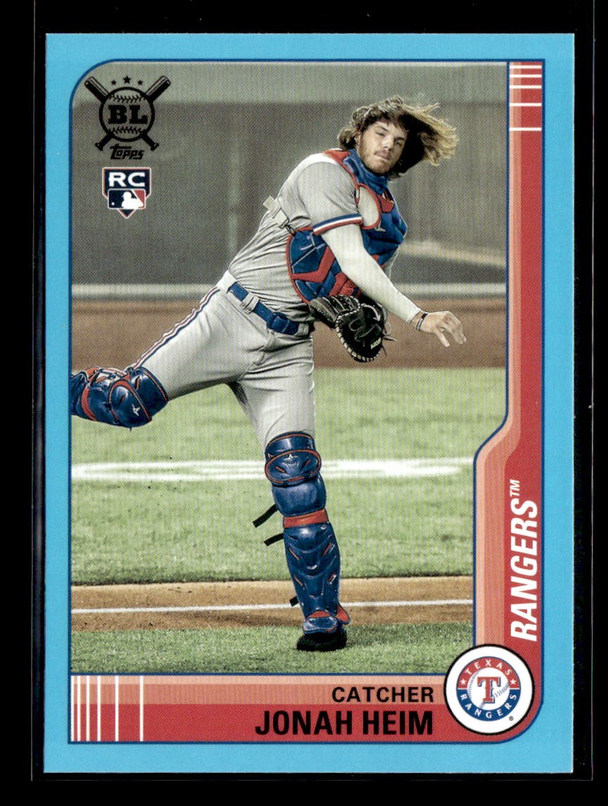 2021 Topps Big League Electric Blue #115 Jonah Heim RC Rookie G050