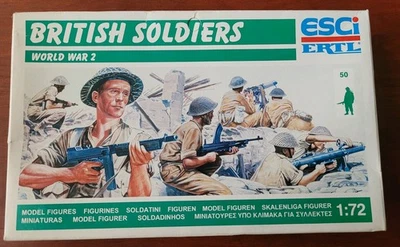 ESCI ERTL P200 British Soldiers World War 2 1:72 Scale - Image 1 of 4