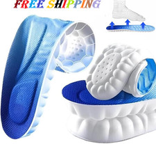 4D Cloud Soles for Men - Soft Memory Foam Cushioning Cloud Insoles - Ultra Comfo