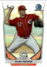 2014 Bowman Draft Tejay Antone #CDP131 Chrome Refractors Cincinnati Reds 16M