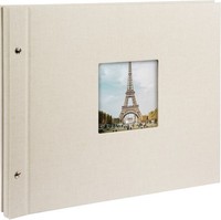 Goldbuch Schraubalbum Bella Vista Sandgrau 39X31 Cm WeißE Seiten