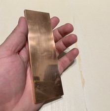 14.5 Oz Copper Bar, .999 Pure, 6 Inches By 2 Inches Bar, 410 Grams