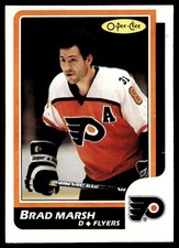 1986-87 O-Pee-Chee Brad Marsh Philadelphia Flyers #175