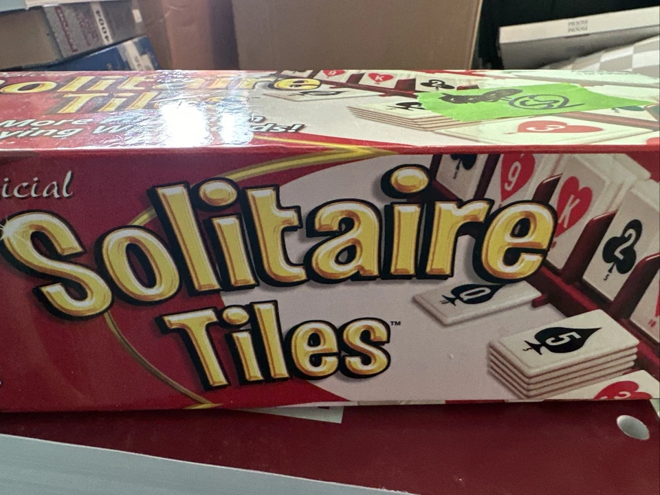 Juego de azulejos solitario vintage de Winning Moves - Edición 2002 - ¡Completo! Foto 3 de 3