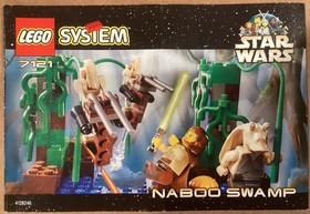 LEGO STAR WARS 7121 NABOO SWAMP - COMPLETE W INSTRUCTIONS