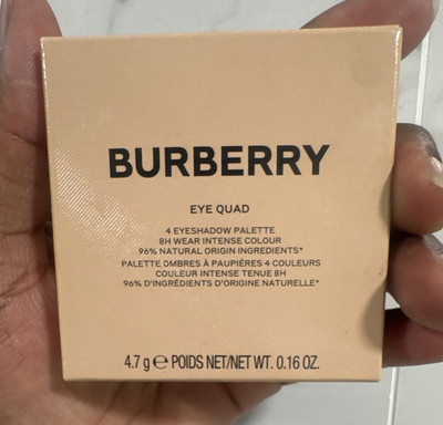 Burberry Eye Quad Eyeshadow Palette 01 Iconic Honey Pressed Powder 0.16 oz