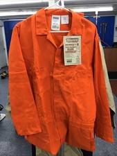 Stanco Nomex Flame Resistant Orange Coveralls Size L 42-44 NX4681OR