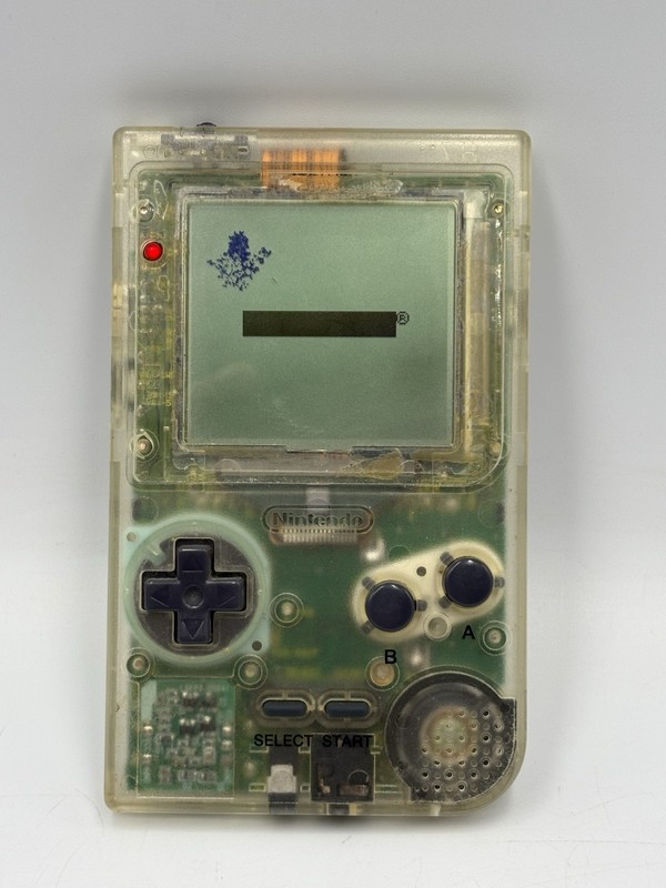 Nintendo Game Boy Pocket MGB-001 Clear – Tested Working - Dead Pixels To Screen