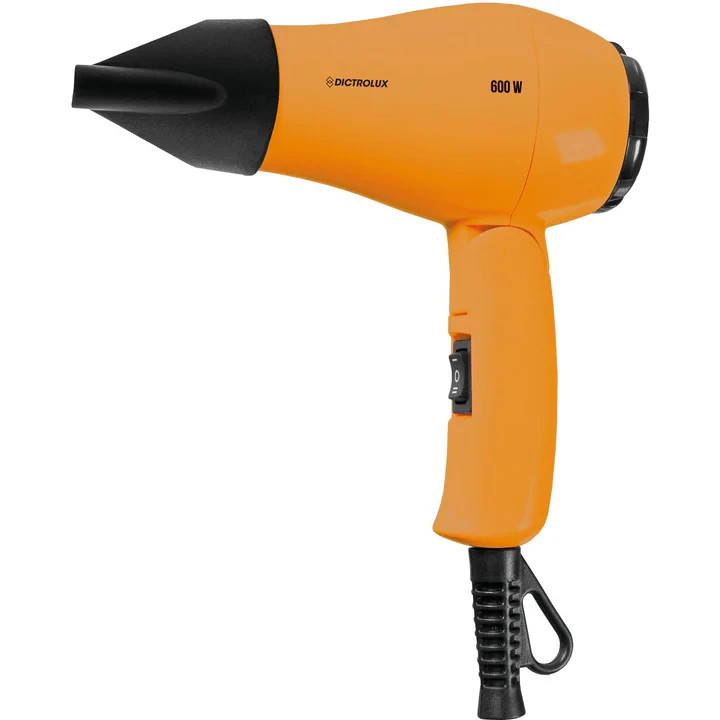 Asciugacapelli da Viaggio Pieghevole 600W con Getto Freddo e Beccuccio