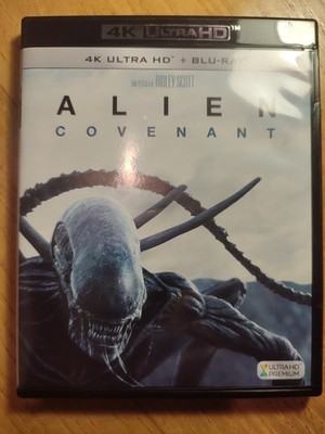 Alien Covenant 2017 Blu Ray 4K UHD + Blu-ray Spanien Import Free Region Multiling