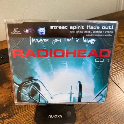 Radiohead Street Spirit Fade Out CD 1 Single 1996 Parlophone UK Import w/ Poster