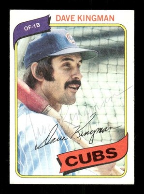 1980 Topps #240 Dave Kingman signed autograph  lighter ballpoint EAA1 BXCP71