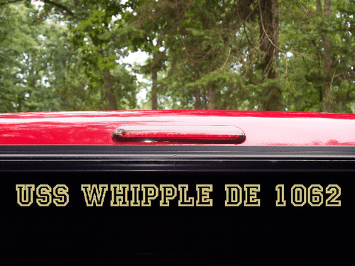 USS WHIPPLE FF 1062 DE 1062 Decal U S NAVY USN Military S01 - Picture 8 of 12