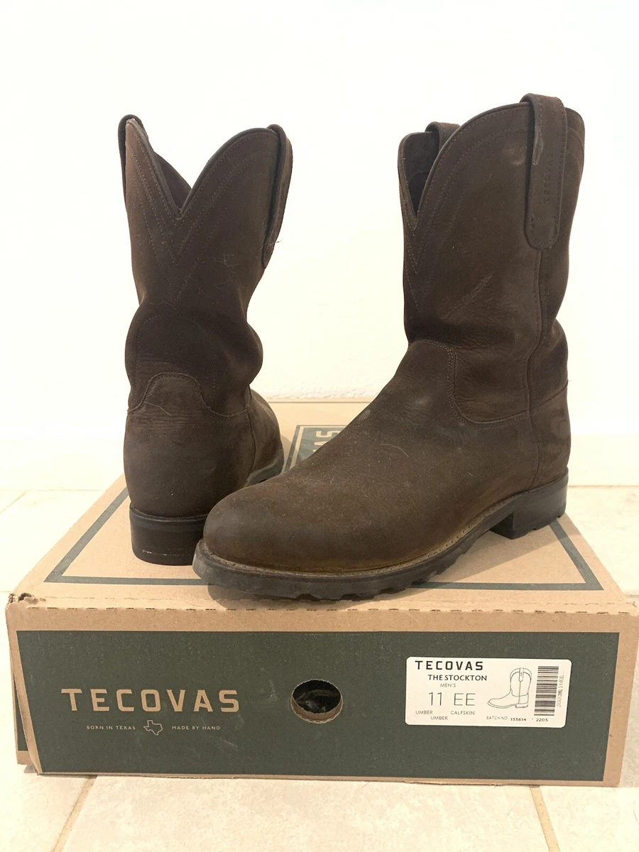 Men s Tecovas Stockton Umber Boots Size 11 EE