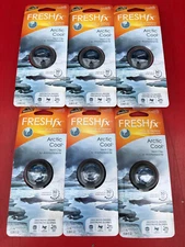6-PACK NEW ARMOR ALL FRESHFX CAR ARCTIC COOL SCENT AIR FRESHENER VENT OIL CLIP