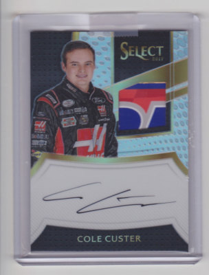COLE CUSTER 2017 Select NASCAR Racing Prizm Race Used Sheet Metal Auto