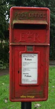 Photo 6x4 Close up, Elizabeth II postbox on Hillside Road East, Bungay An c2016