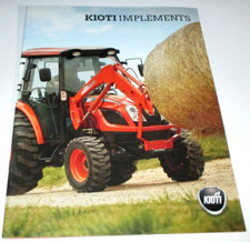 *Kioti Trattore Attrezzi Vendita Brochure Tagliaerba Motozappa Spazzaneve e Altro