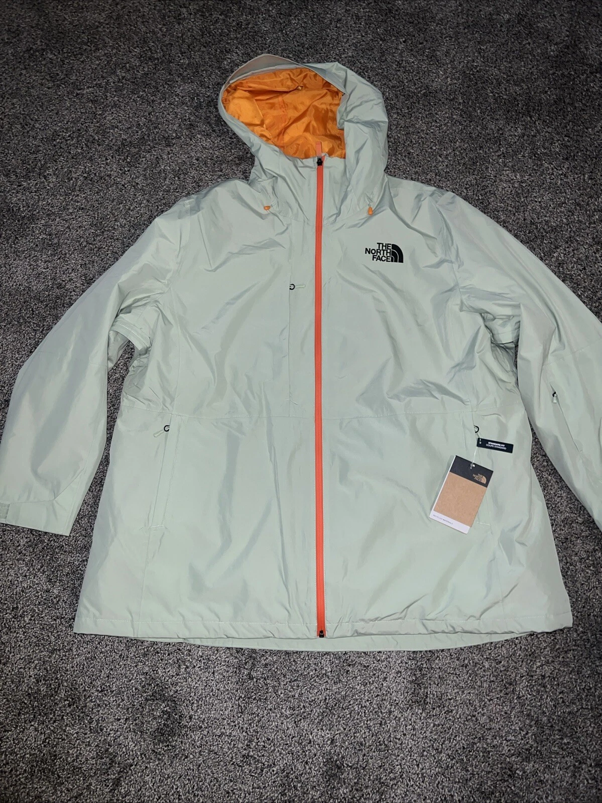 The North Face Women's Thermoball Snow Triclimate Jacket Mandarin Size 3X