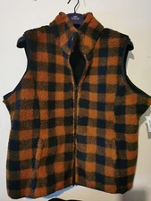 Brand new Checkered Waistcoat Fleece Jacket