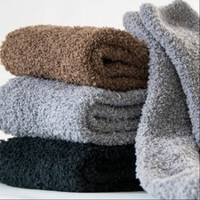 5 Paar Herren Vlies Socken Winter Warm Heim Lounge Bett Flauschig Cosy Geschenk